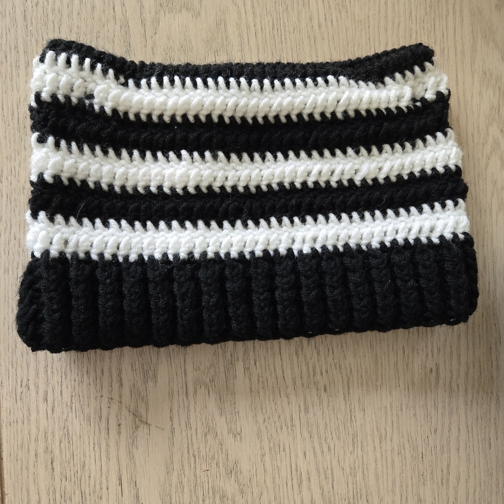 Black And White Cat Beanie